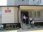 Zwiedzanie Lanckorony zaczyna si przed Urzdem Gminy