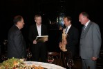 Burmistrz Janusz Majcher, minister Bogdan Zdrojewski, pose Andrzej Gut Mostowy i marszaek Leszek Zegzda