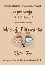 Promocja najnowszej ksizki Macieja Pinkwarta